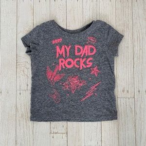 ⚡️MY DAD ROCKS Hot Pink Guitar Graphic T-Shirt 🎸